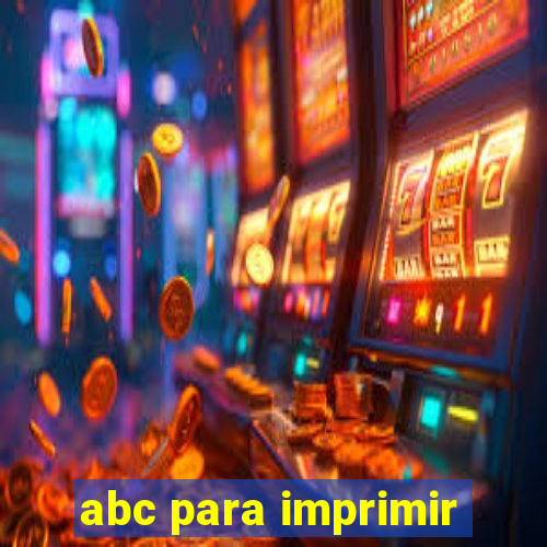 abc para imprimir